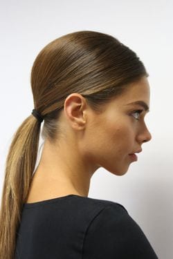 low ponytail