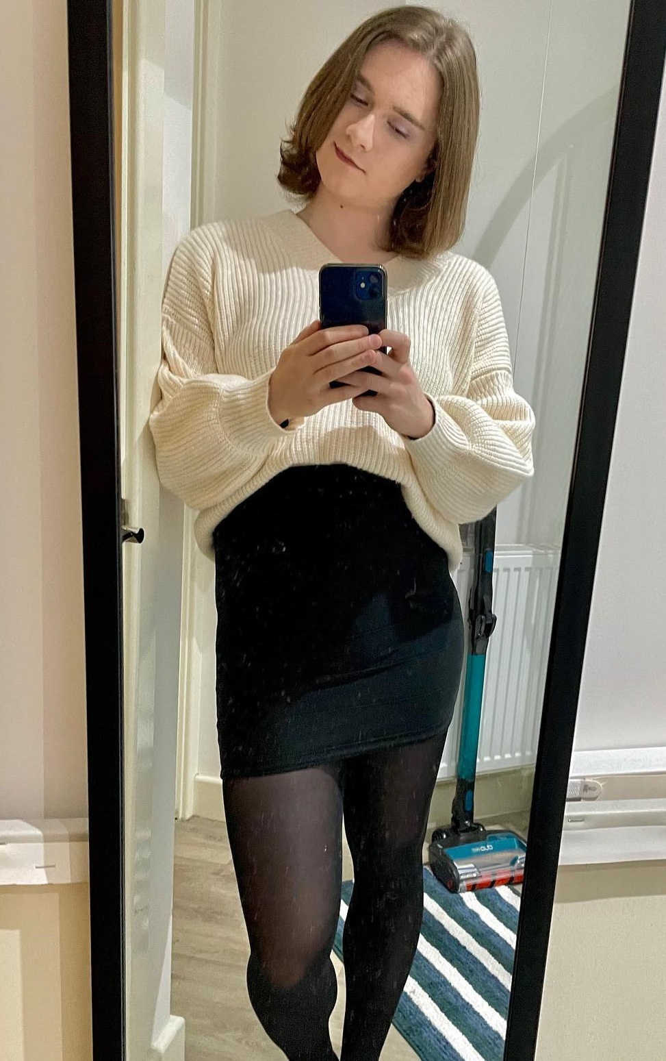 bodycon sweater skirt