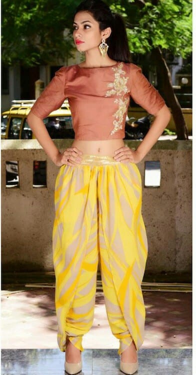 simple dhoti pants style outfit Theunstitchd Women s Fashion Blog