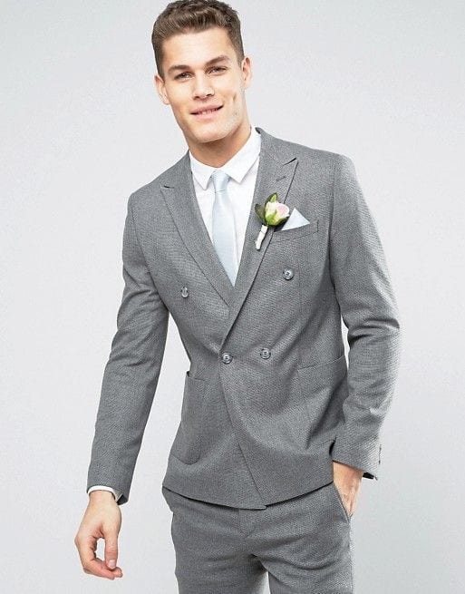 GREY DOUBLE BREASTED SUIT FOR MEN ⋆ Best Fashion Blog For Men ...