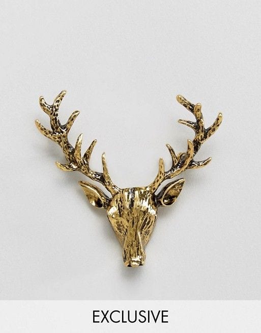 Stag Alpha Male Lapel Pin For Men ⋆ Best Fashion Blog For Men