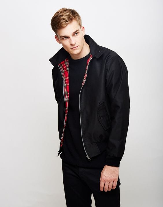 Everything You Need To Know About Styling Black Harrington ... (564 x 716 Pixel)