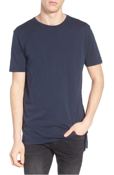 BLUE LONGLINE T-SHIRT FOR MEN ⋆ Best Fashion Blog For Men ...