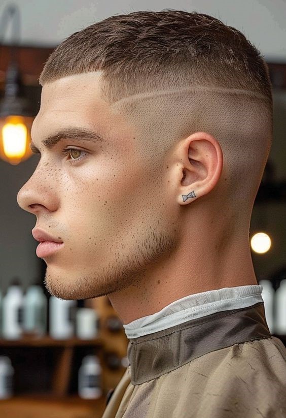 Minimal Maintenance Buzz Cut Hairstyle