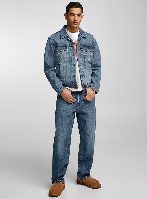 Denim Jacket Outfit for men