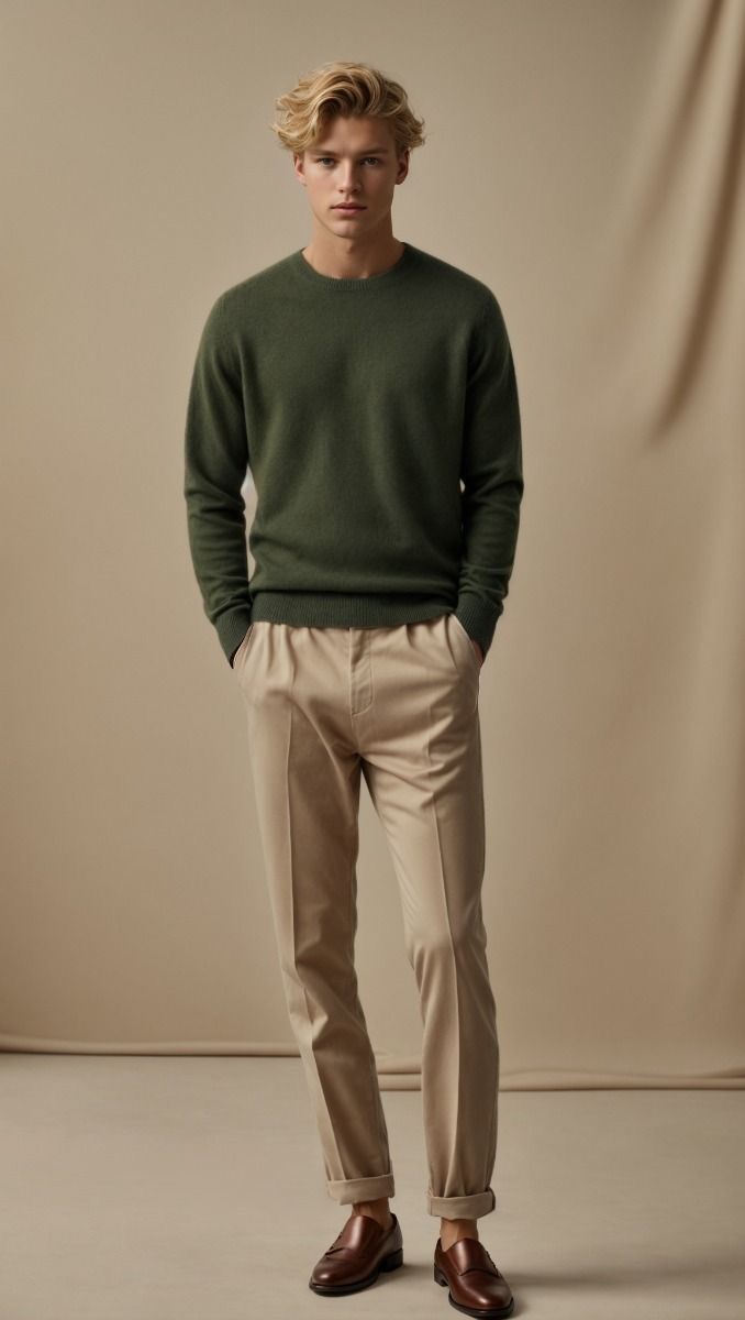 Sweater and Chinos Combo