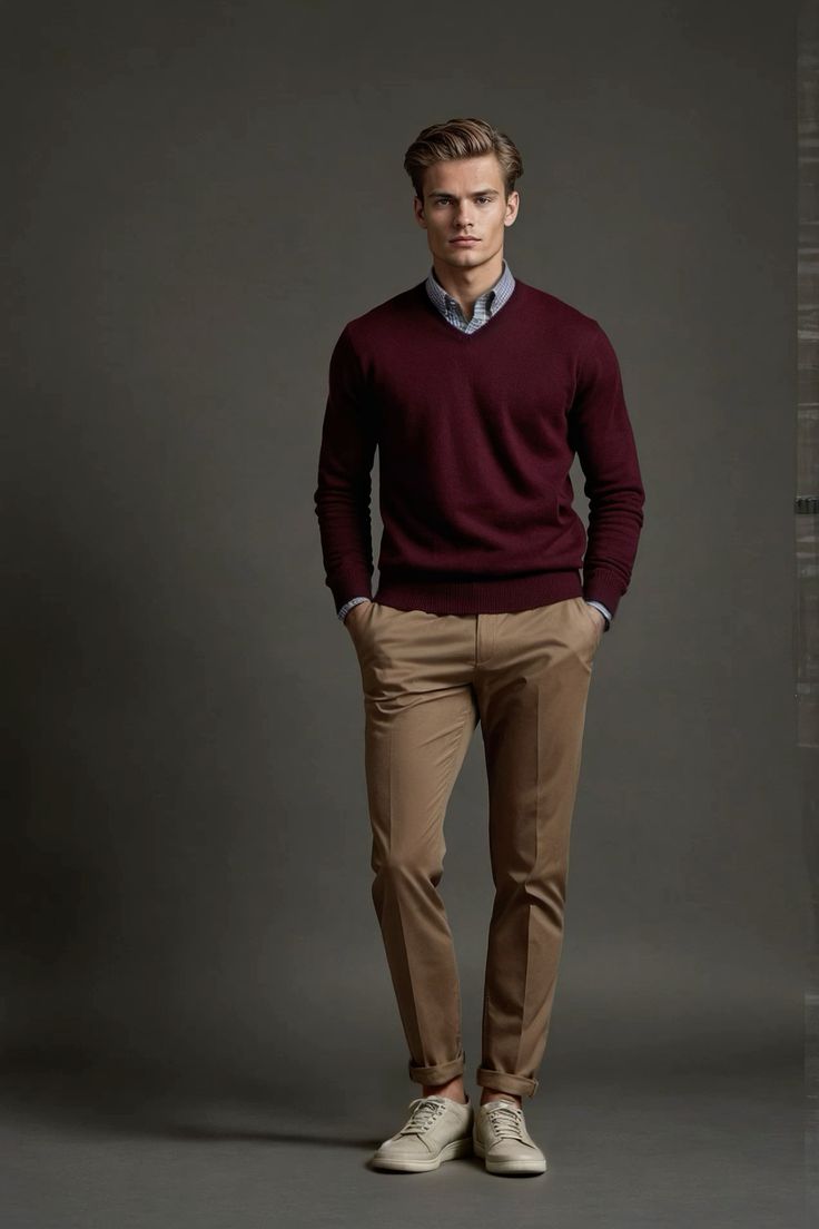 Christmas Sweater with Tailored Pants