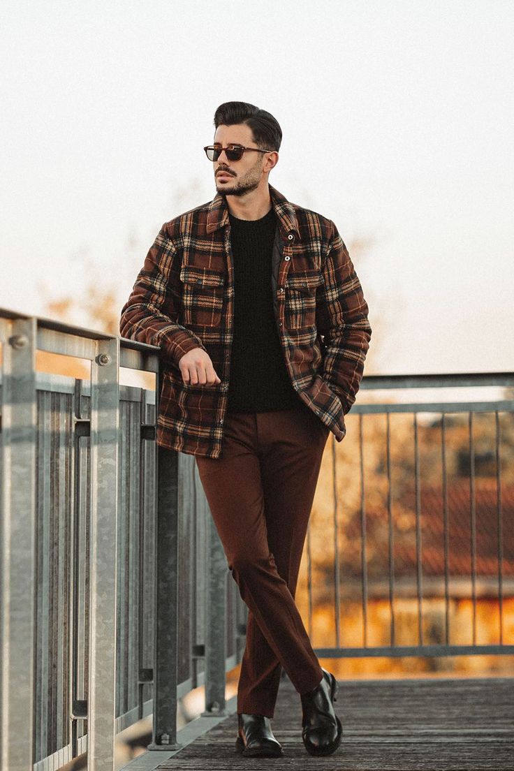 Smart Look With Plaid Shirt